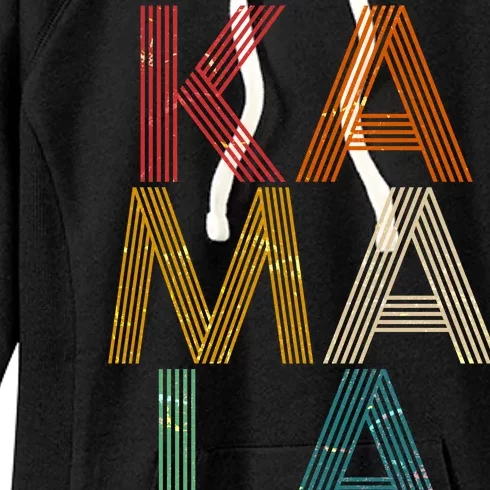 Retro Colors Kamala Women's Fleece Hoodie