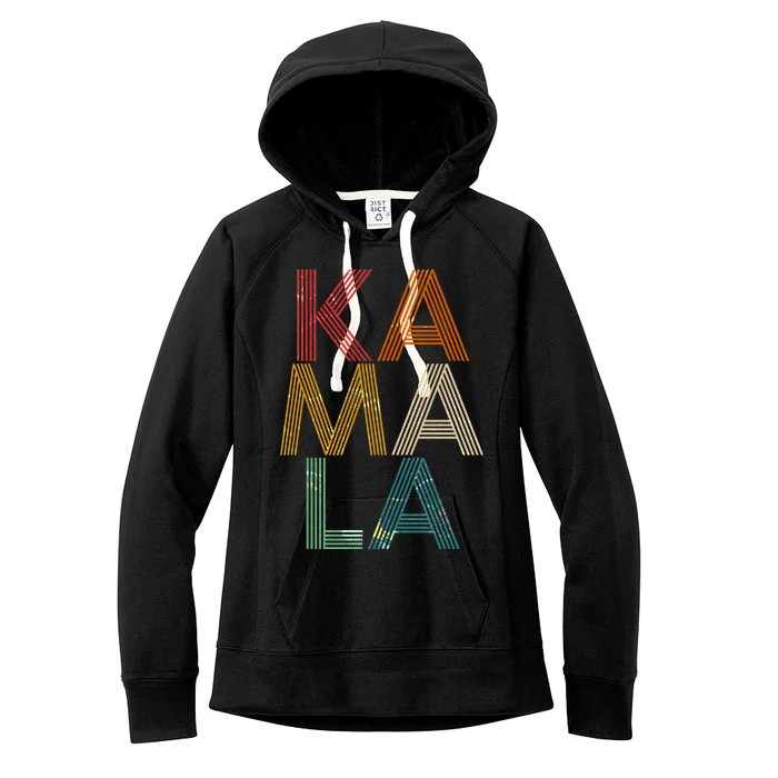 Retro Colors Kamala Women's Fleece Hoodie