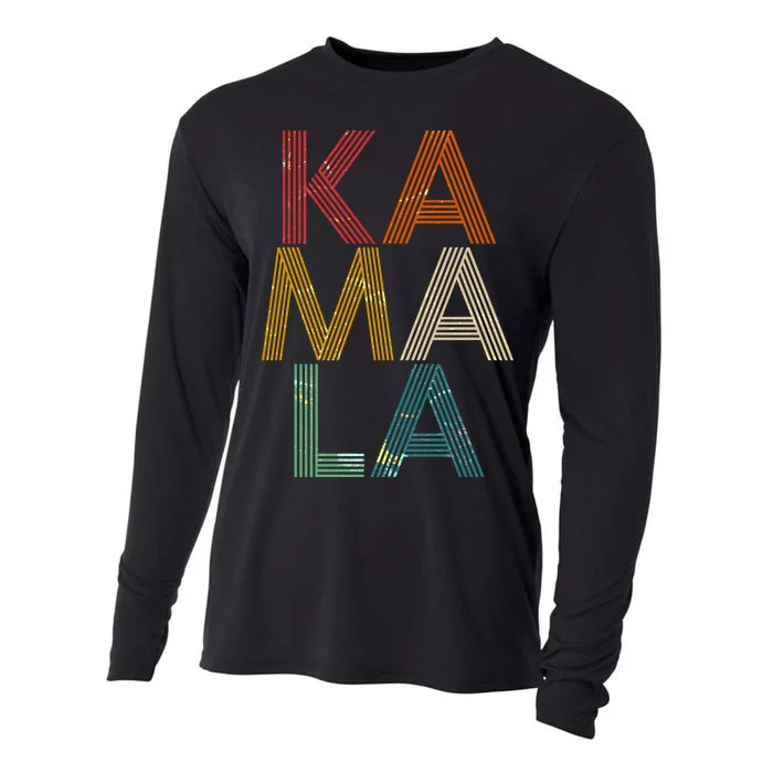 Retro Colors Kamala Cooling Performance Long Sleeve Crew