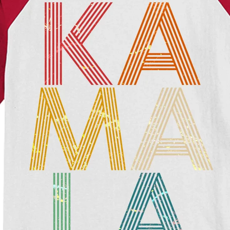 Retro Colors Kamala Kids Colorblock Raglan Jersey