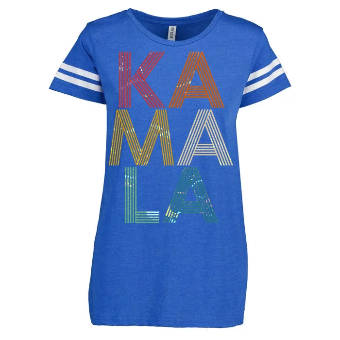 Retro Colors Kamala Enza Ladies Jersey Football T-Shirt