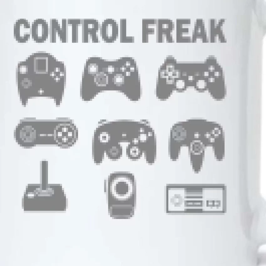 Retro Control Freak 8 Bit Gamer Black Color Changing Mug