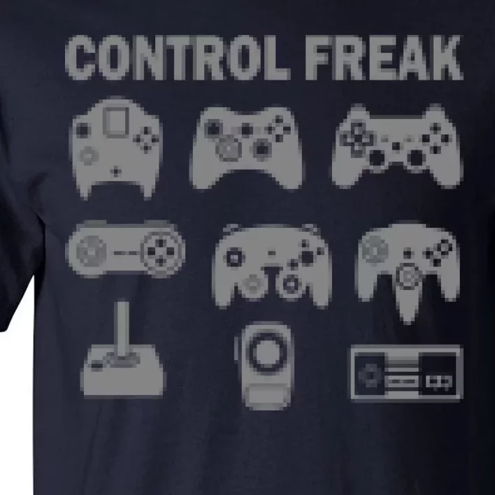 Retro Control Freak 8 Bit Gamer Tall T-Shirt