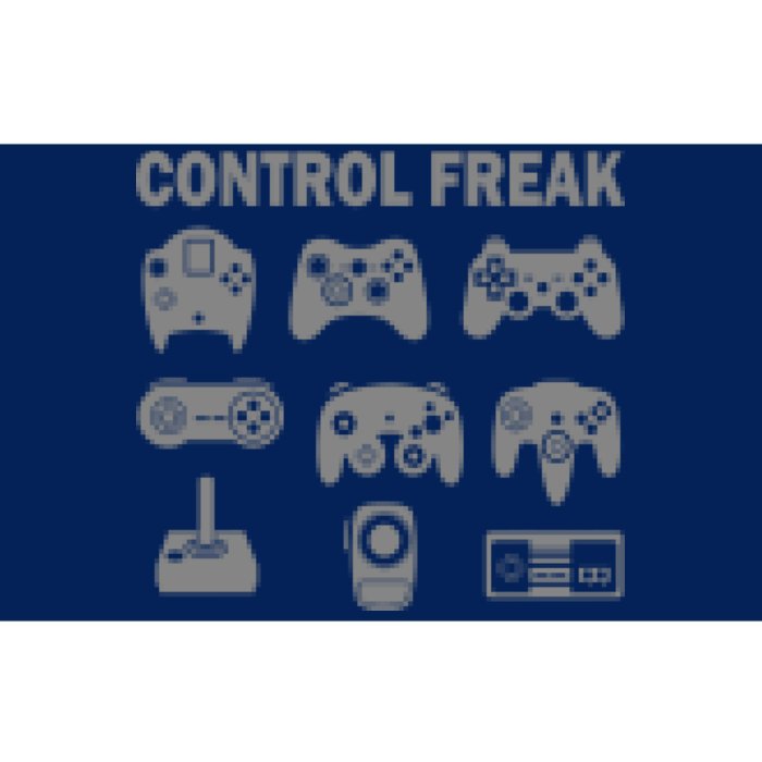 Retro Control Freak 8 Bit Gamer Bumper Sticker