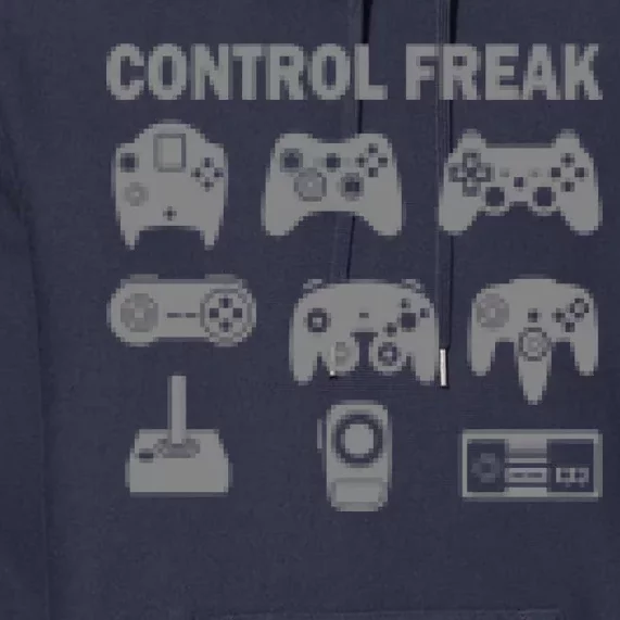 Retro Control Freak 8 Bit Gamer Premium Hoodie