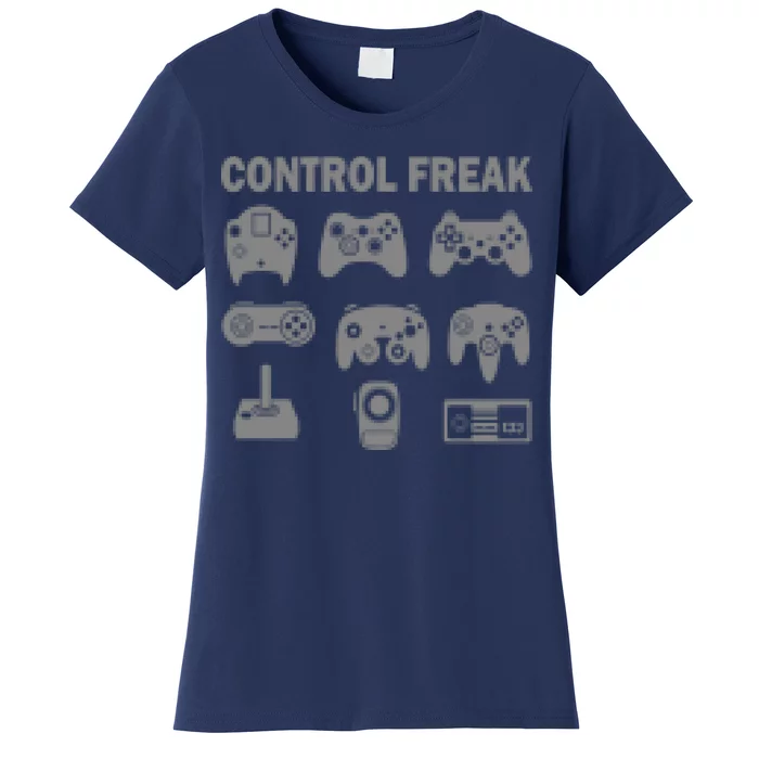 Retro Control Freak 8 Bit Gamer Women's T-Shirt