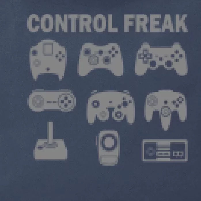 Retro Control Freak 8 Bit Gamer Zip Tote Bag