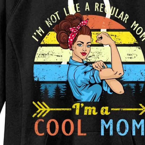 Retro Cool Mom Women's Fleece Hoodie