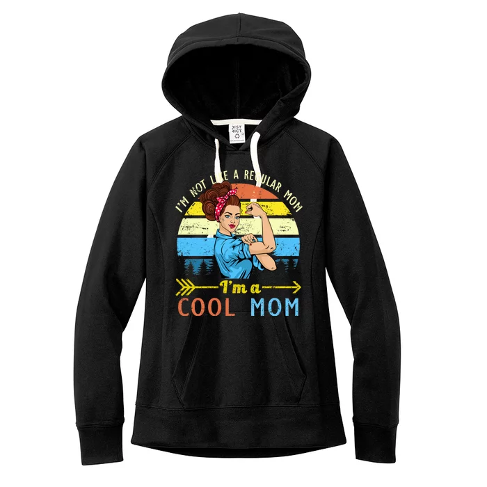 Retro Cool Mom Women's Fleece Hoodie