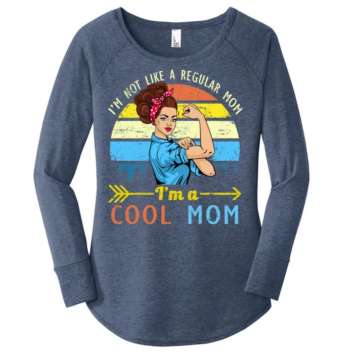 Retro Cool Mom Women's Perfect Tri Tunic Long Sleeve Shirt