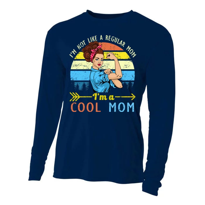 Retro Cool Mom Cooling Performance Long Sleeve Crew