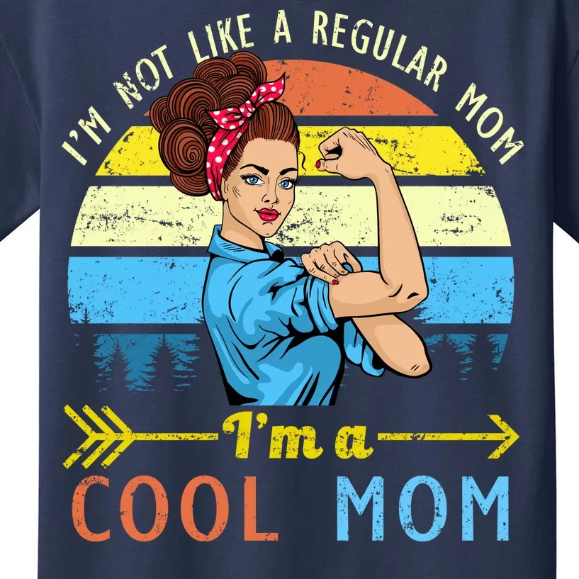 Retro Cool Mom Kids T-Shirt