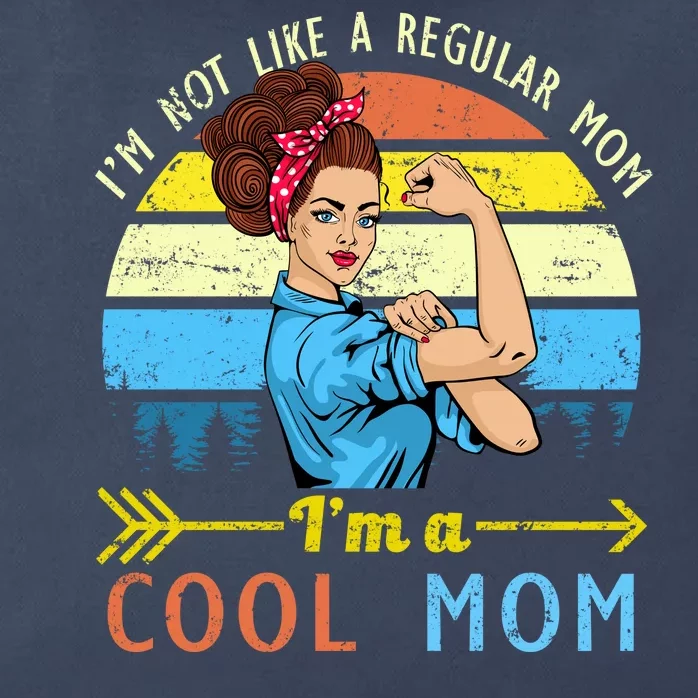 Retro Cool Mom Zip Tote Bag