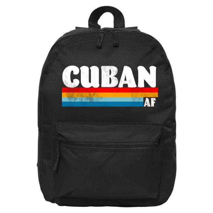 Retro Cuban AF 16 in Basic Backpack