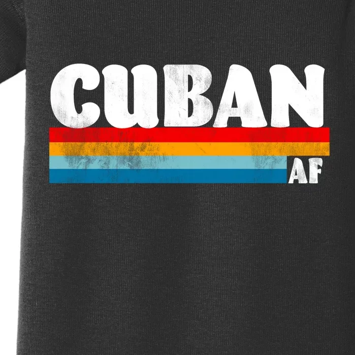 Retro Cuban AF Baby Bodysuit