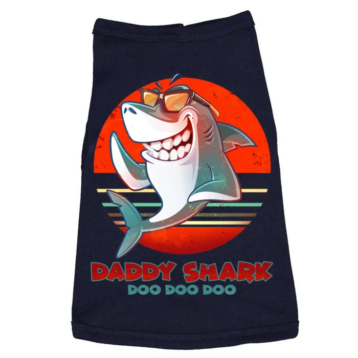 Retro Daddy Shark Doo Doo Doo Doggie Tank