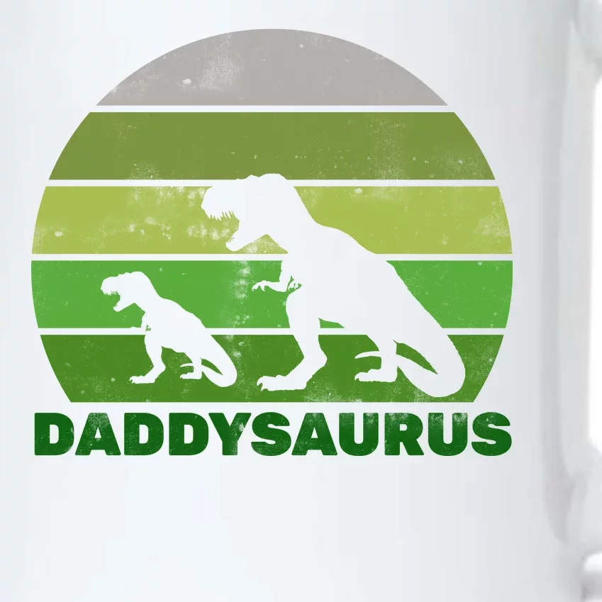 Retro Daddysaurus Black Color Changing Mug