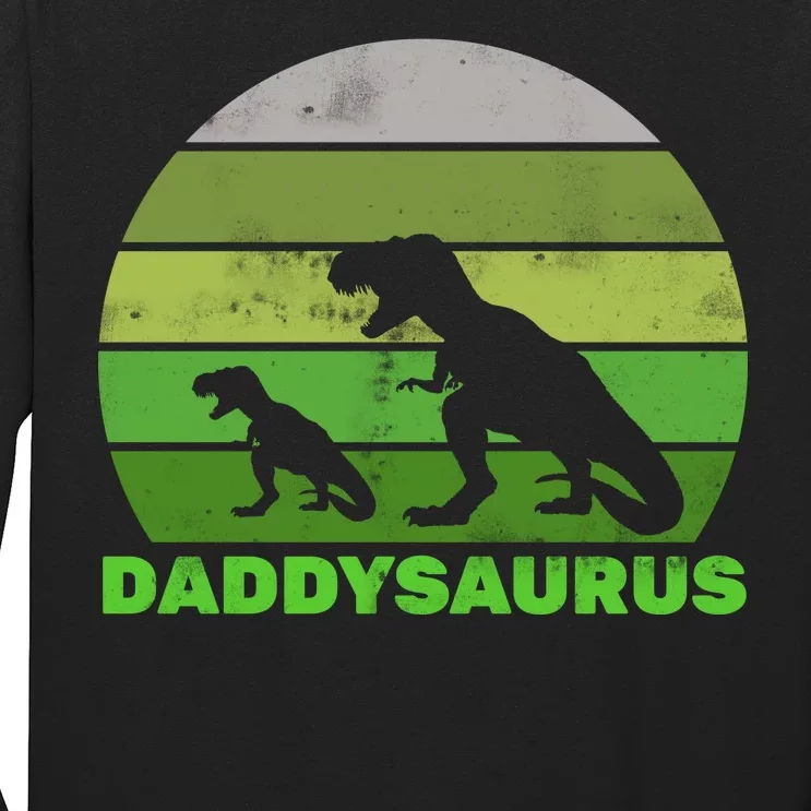 Retro Daddysaurus Long Sleeve Shirt