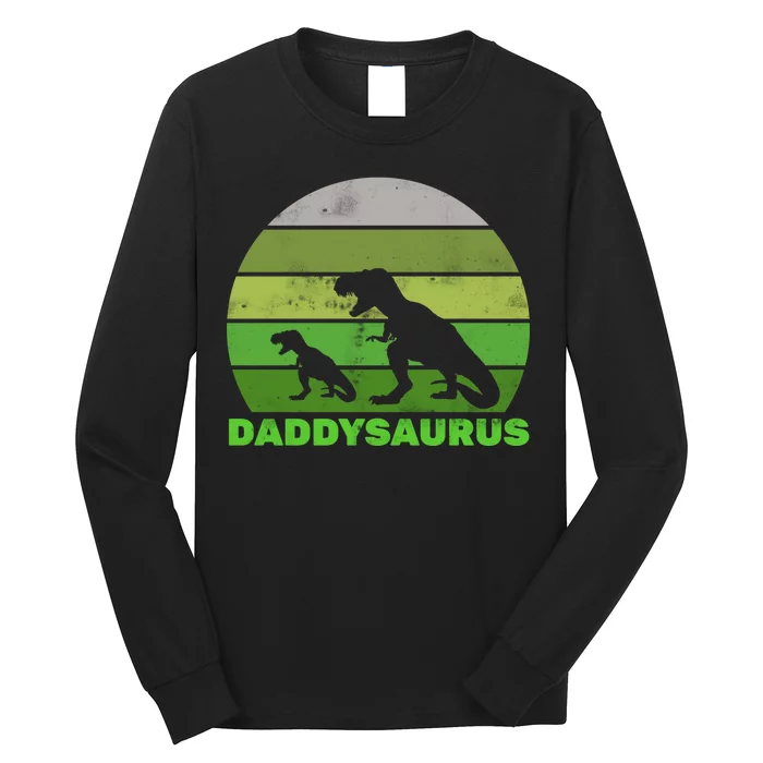 Retro Daddysaurus Long Sleeve Shirt