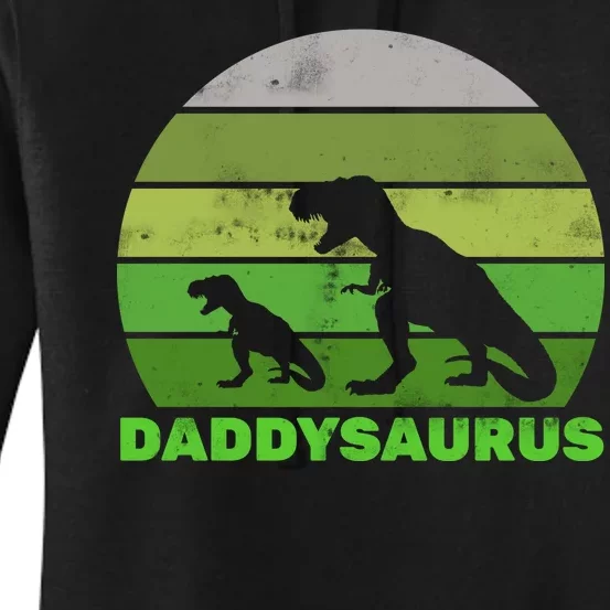 Retro Daddysaurus Women's Pullover Hoodie