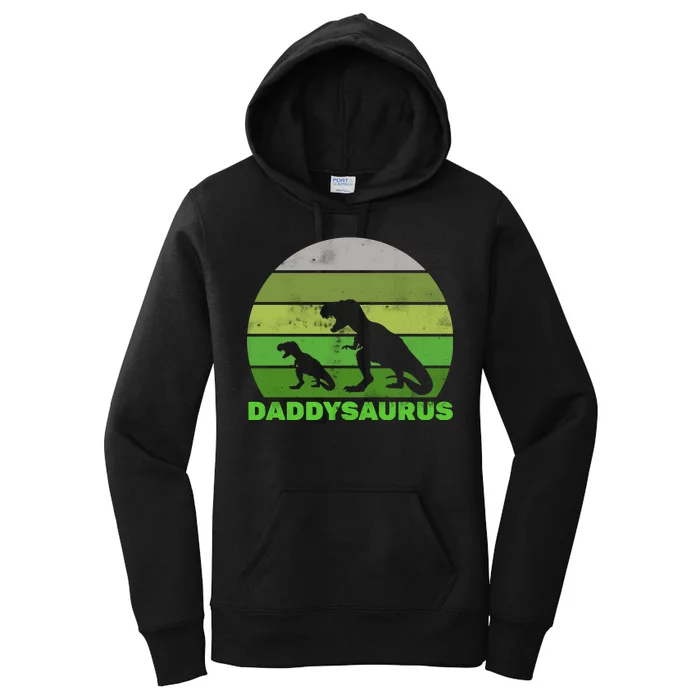 Retro Daddysaurus Women's Pullover Hoodie