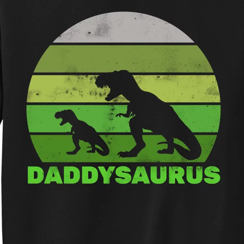 Retro Daddysaurus Tall Sweatshirt