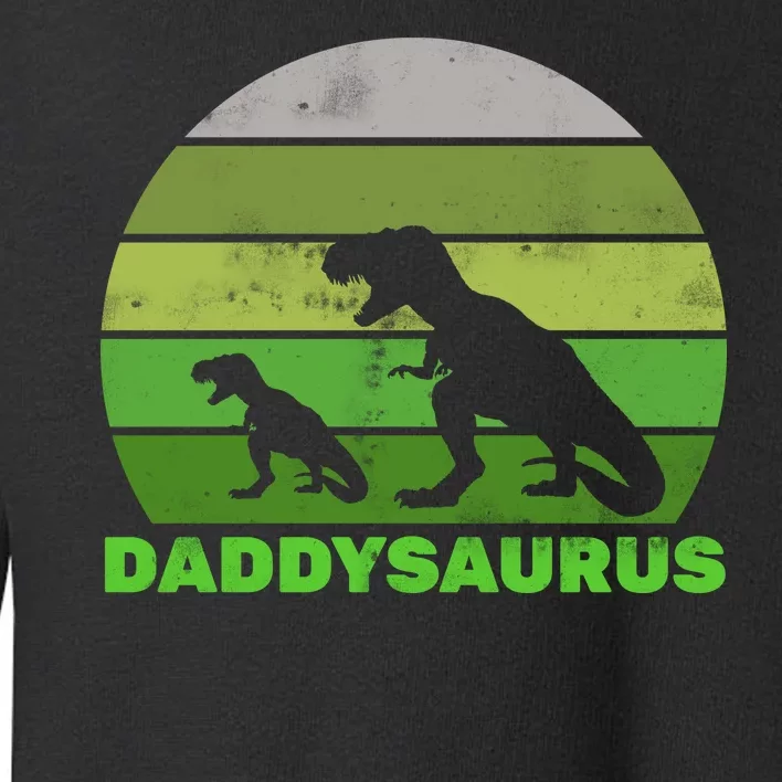 Retro Daddysaurus Toddler Sweatshirt