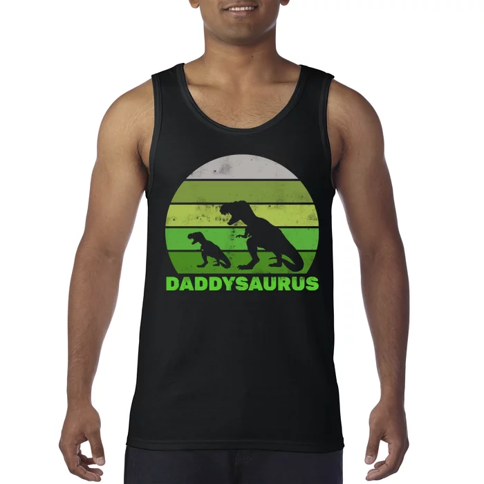 Retro Daddysaurus Tank Top