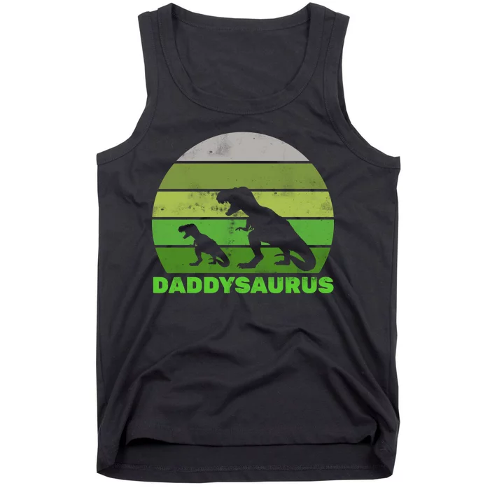 Retro Daddysaurus Tank Top