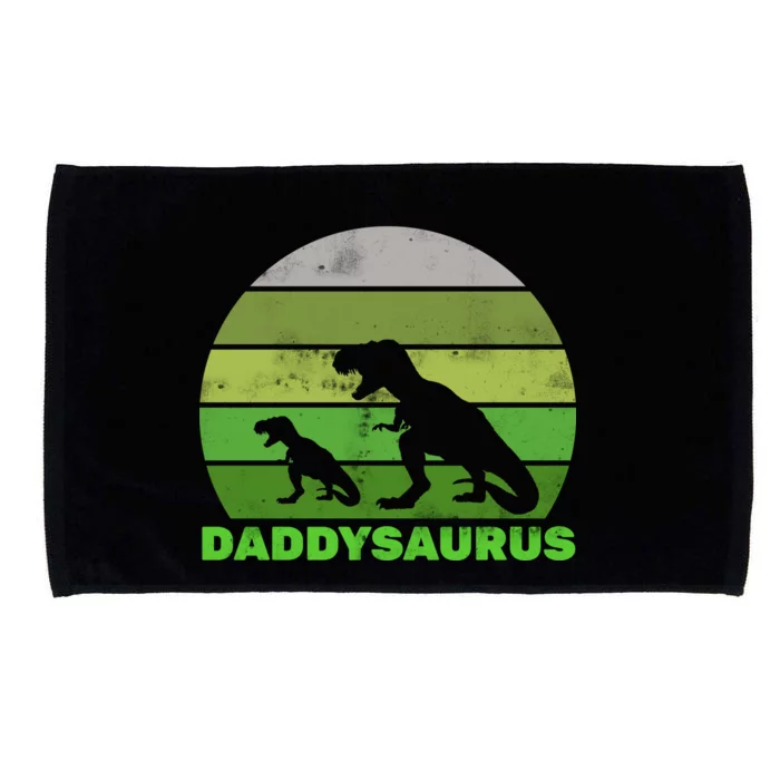 Retro Daddysaurus Microfiber Hand Towel