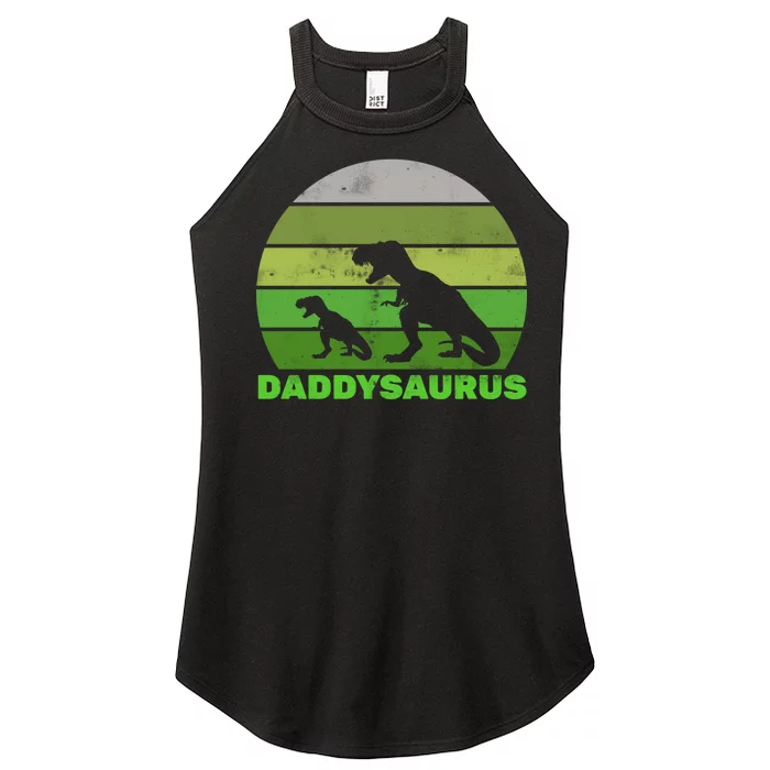 Retro Daddysaurus Women’s Perfect Tri Rocker Tank