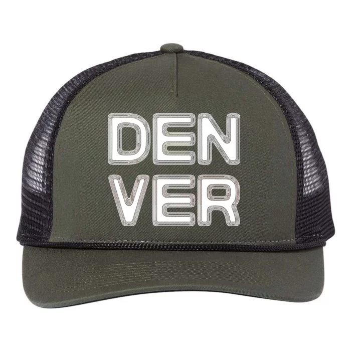 Retro Denver Retro Rope Trucker Hat Cap