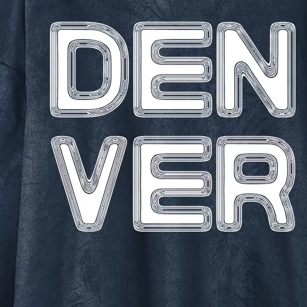 Retro Denver Hooded Wearable Blanket