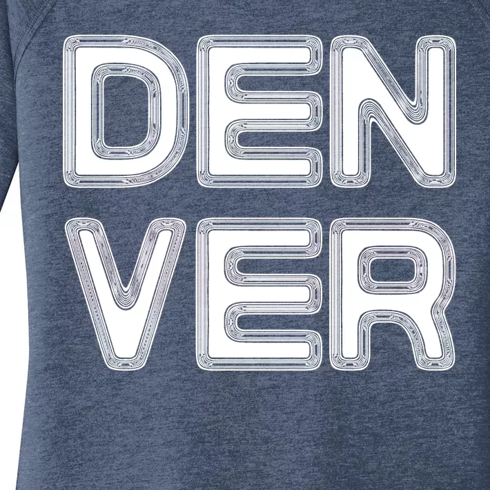 Retro Denver Women's Perfect Tri Tunic Long Sleeve Shirt