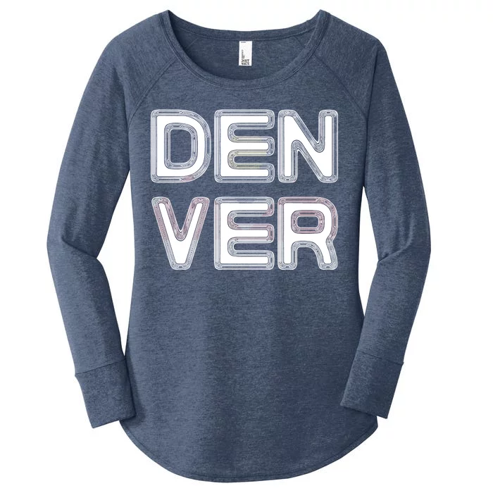 Retro Denver Women's Perfect Tri Tunic Long Sleeve Shirt