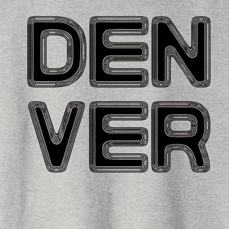 Retro Denver Women's Crop Top Tee