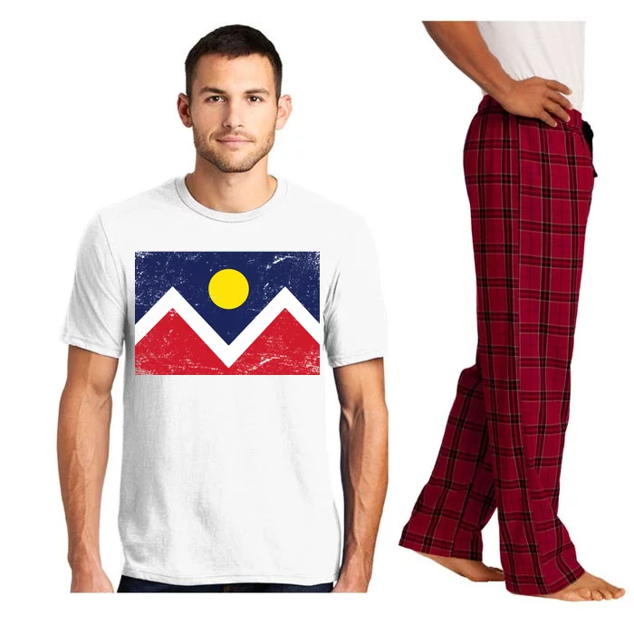 Retro Denver Colorado Flag Pajama Set