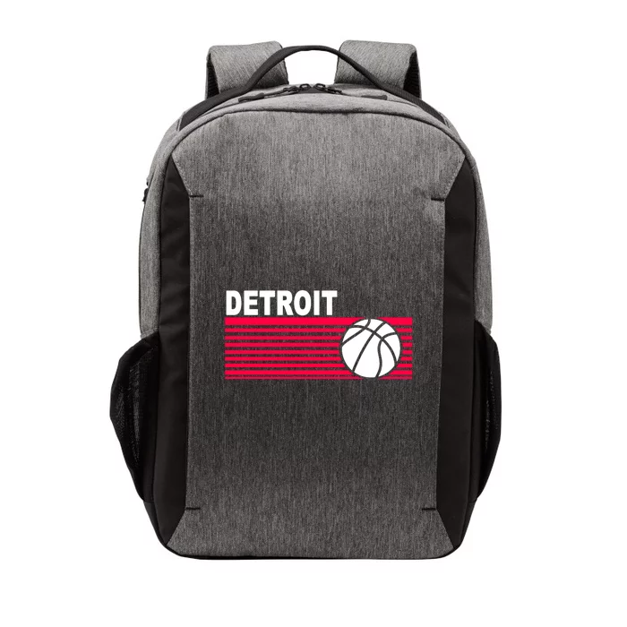 Retro Detroit Basketball Classic Logo Vector Backpack