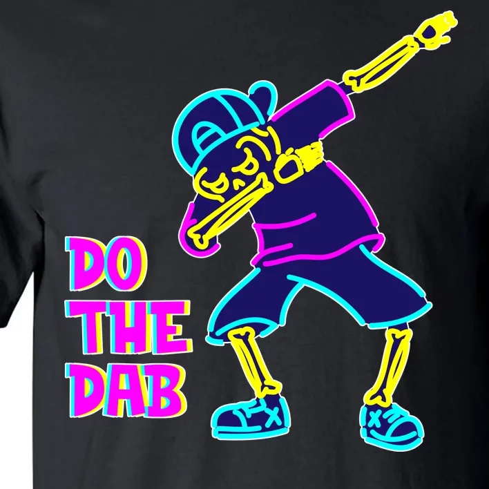 Retro Do the Dab Neon Skeleton Tall T-Shirt