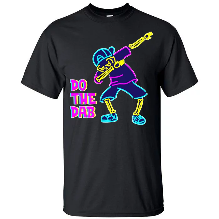 Retro Do the Dab Neon Skeleton Tall T-Shirt