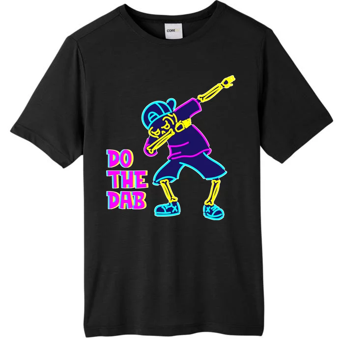 Retro Do the Dab Neon Skeleton ChromaSoft Performance T-Shirt