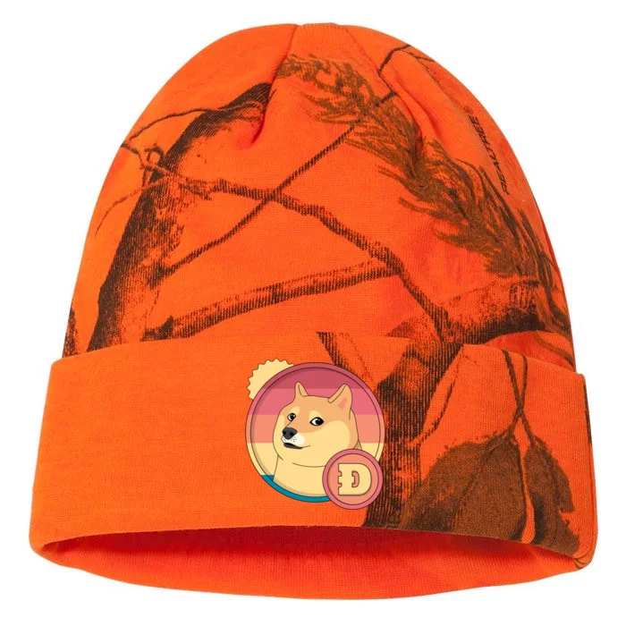 Retro DogeCoin Kati - 12in Camo Beanie