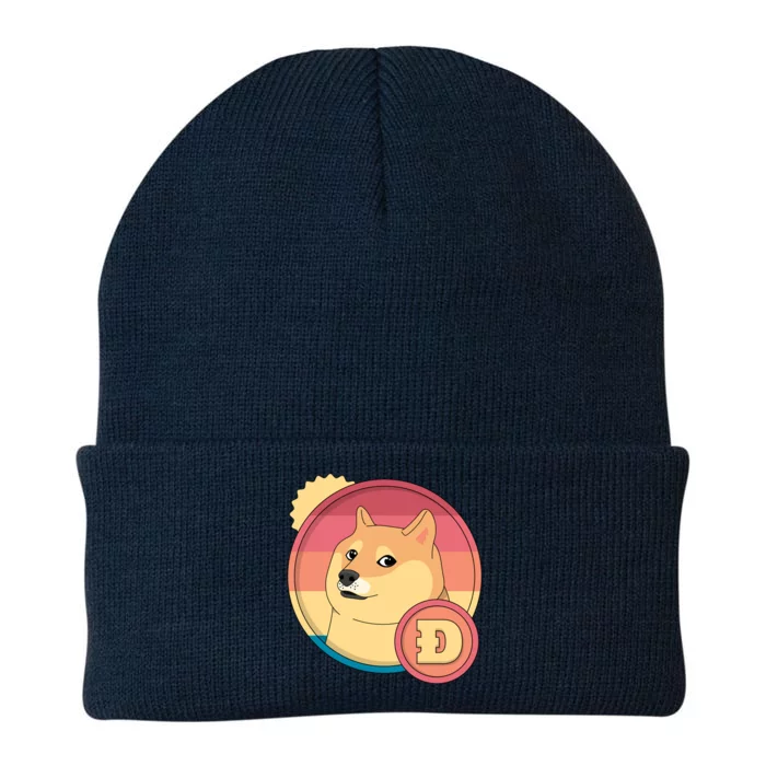 Retro DogeCoin Knit Cap Winter Beanie