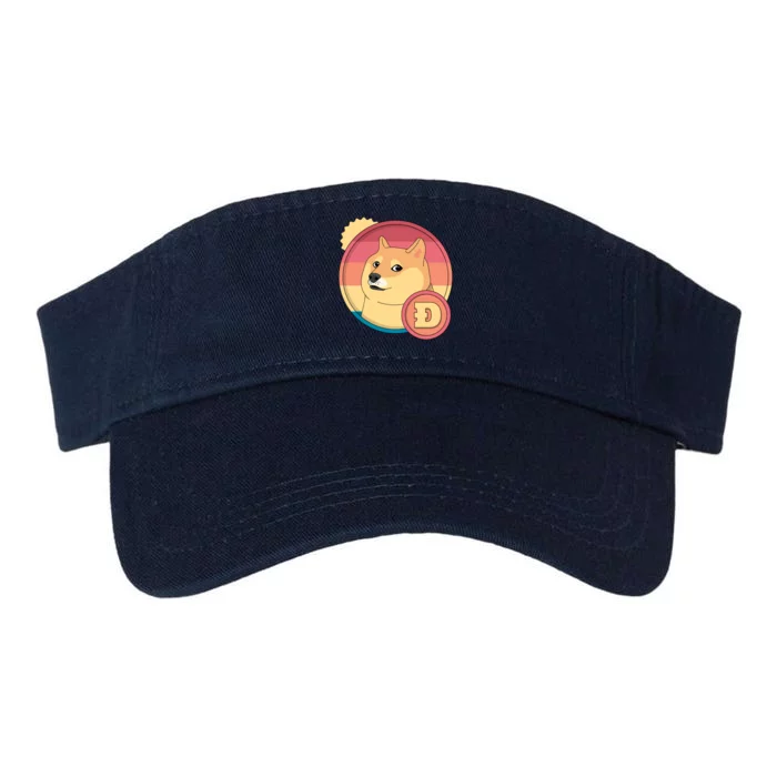 Retro DogeCoin Valucap Bio-Washed Visor