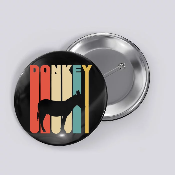 Retro Donkey Logo Button