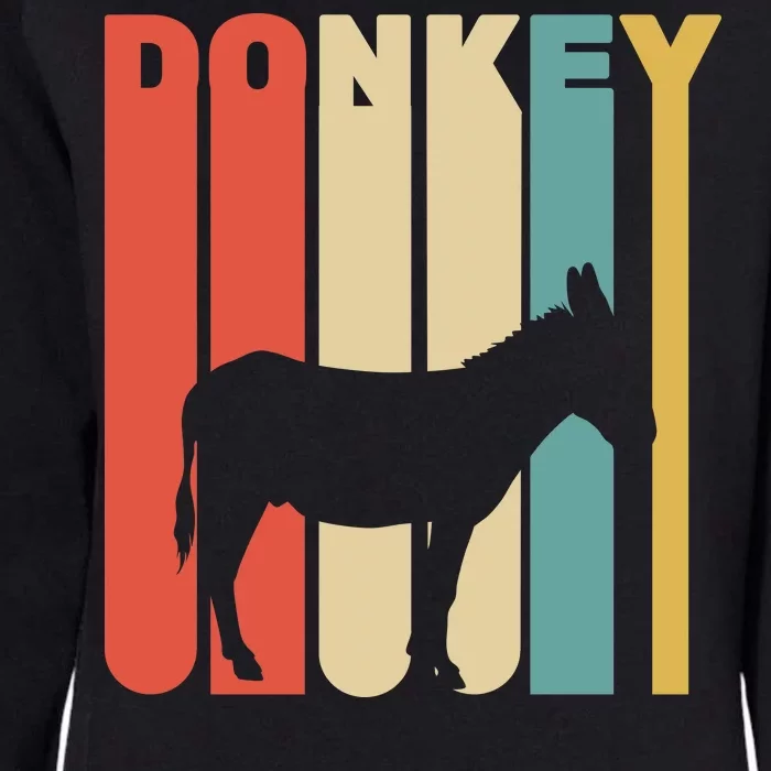 Retro Donkey Logo Womens California Wash Sweatshirt