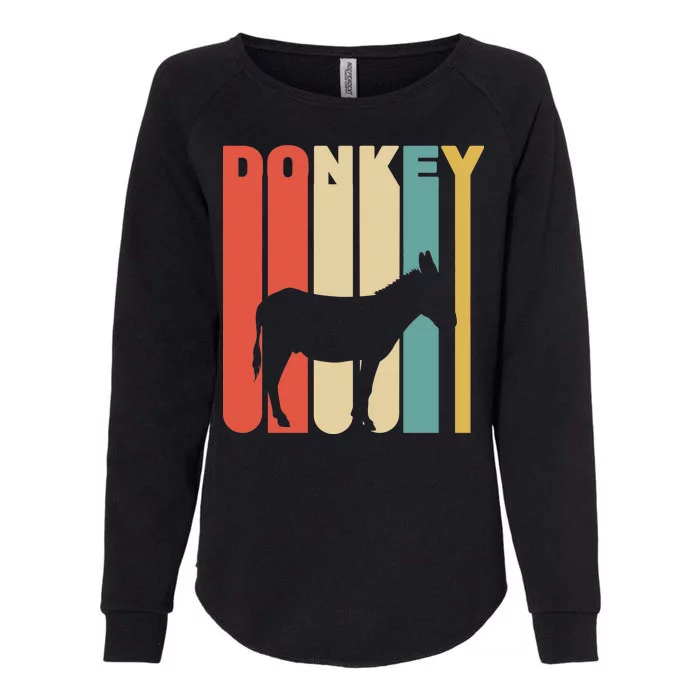 Retro Donkey Logo Womens California Wash Sweatshirt