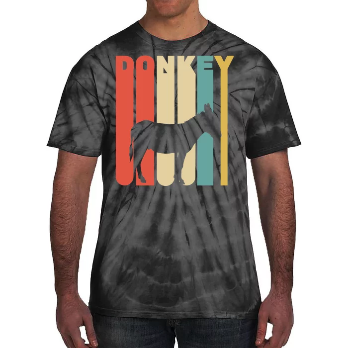 Retro Donkey Logo Tie-Dye T-Shirt