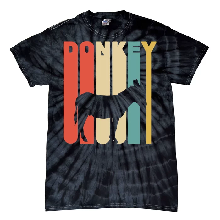 Retro Donkey Logo Tie-Dye T-Shirt