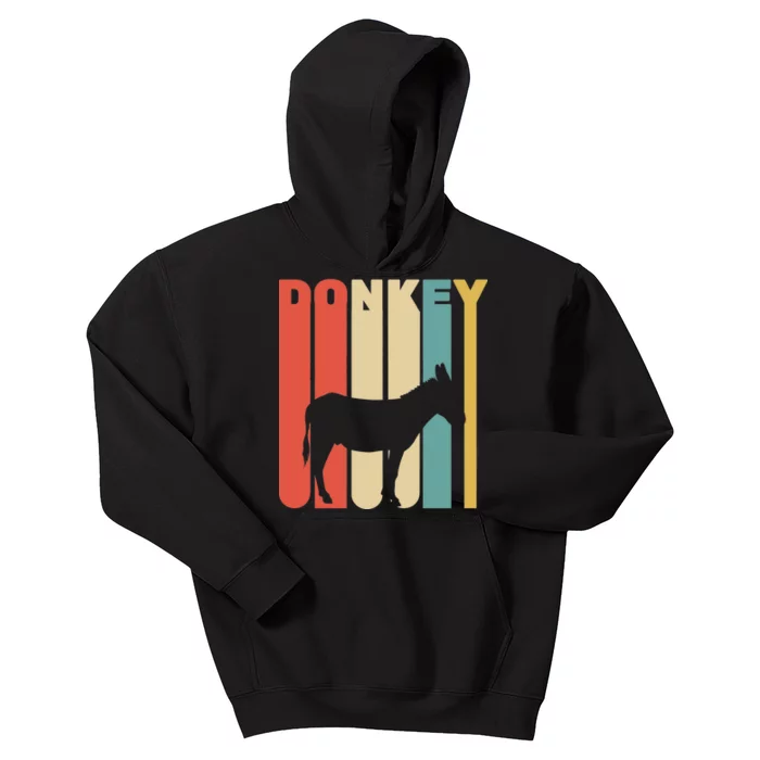 Retro Donkey Logo Kids Hoodie